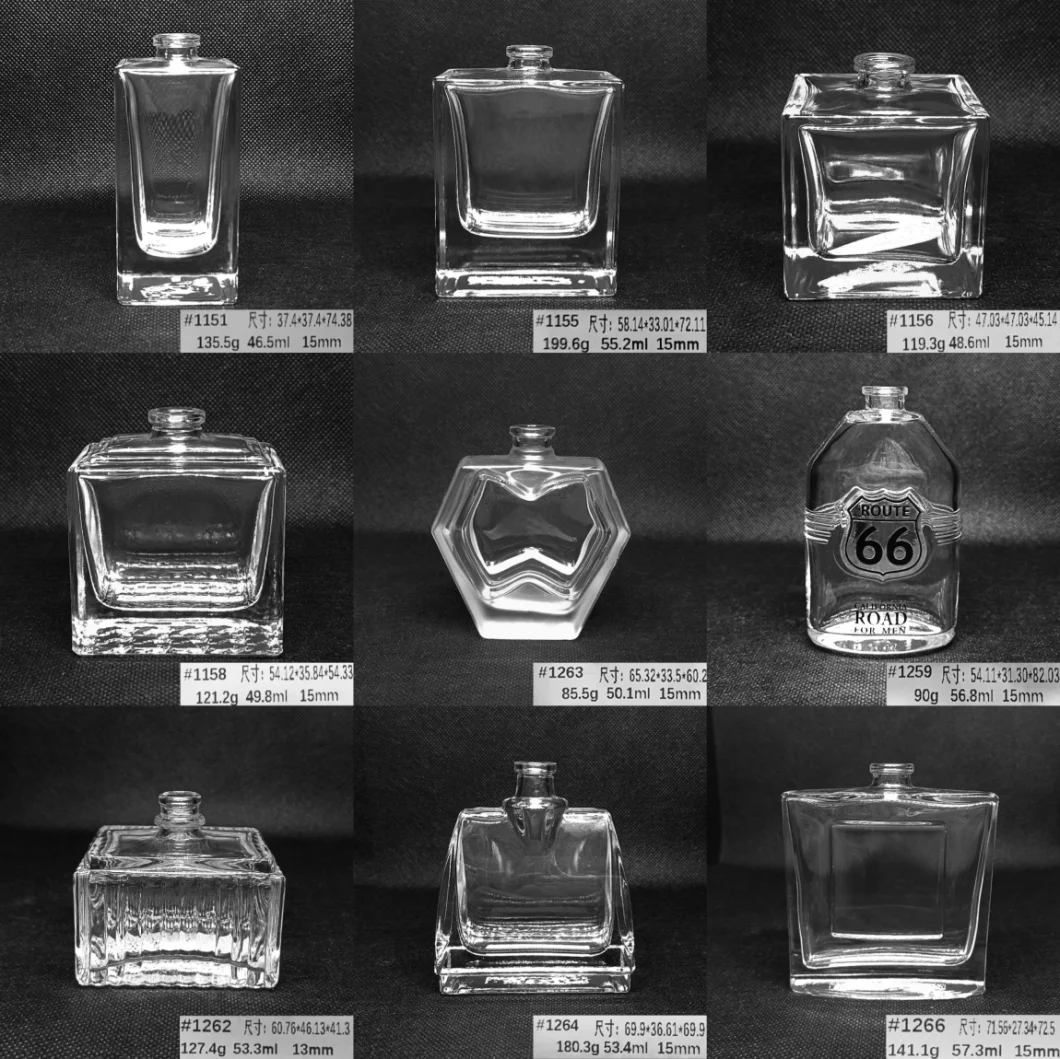 Factory Price Perfume Bottle Glass Bottle Cosmetic Packaging Perfume Glass Bottle 20ml 30ml 50ml 100ml 120ml